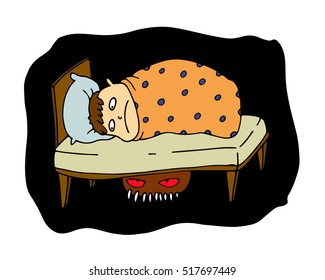 Cartoon isolated child have