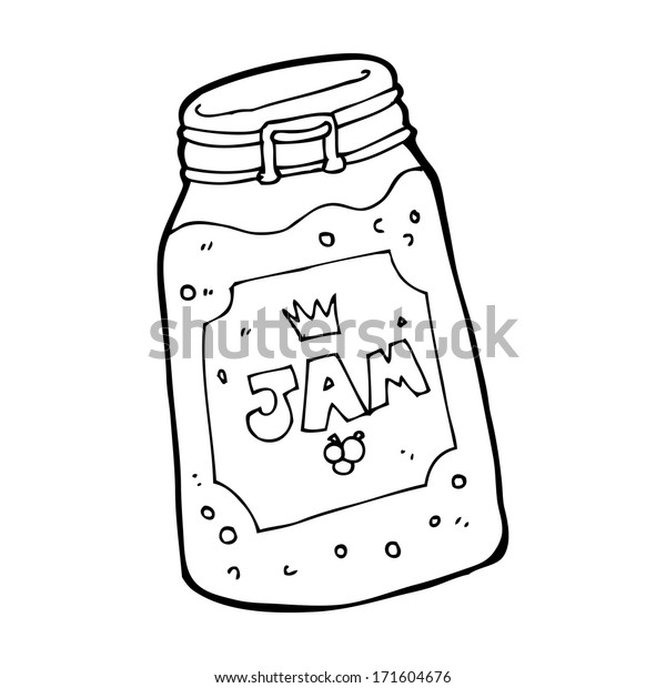 Cartoon Jar Jam のイラスト素材