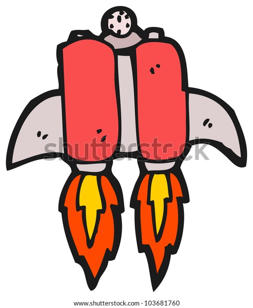 Cartoon Jet Pack Stock Illustration 103681760