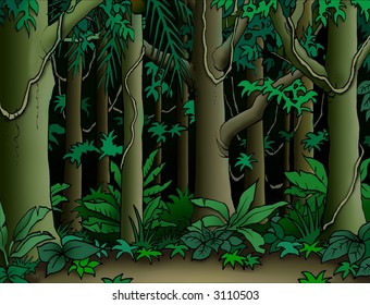 Rainforest Cartoon Images, Stock Photos & Vectors | Shutterstock