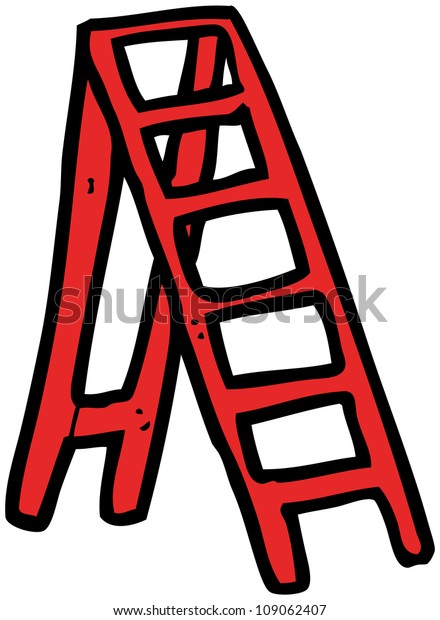 Cartoon Ladder Stock Illustration 109062407