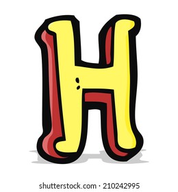 Cartoon Letter H Stock Illustration 210242995 | Shutterstock