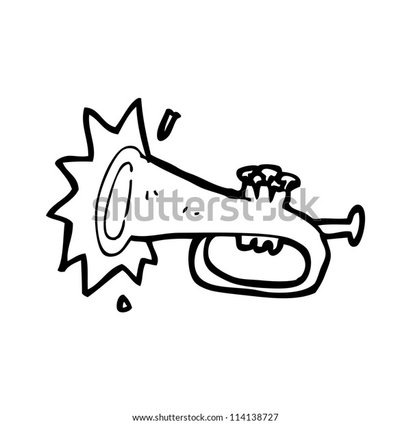 Cartoon Loud Trumpet Stock Illustration 114138727