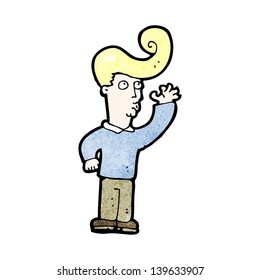 Cartoon Man With Hairstyle