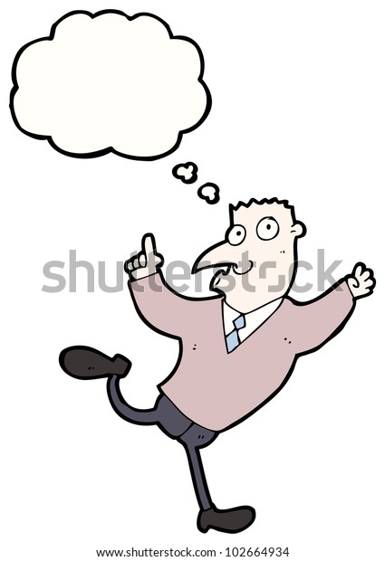 Cartoon Man Warning Stock Illustration 102664934 | Shutterstock