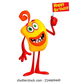 Cartoon Monster 3d Stock Illustration 214469461