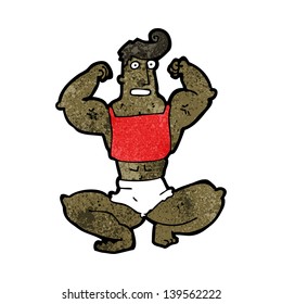 Cartoon Muscle Man Stock Illustration 139562222 | Shutterstock
