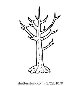 Cartoon Naked Tree Stock Illustration 175772276