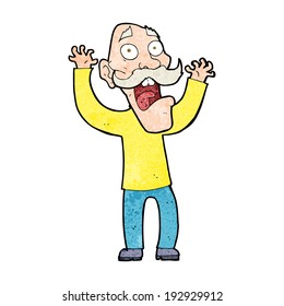 Cartoon Old Man Getting Fright Stock Illustration 192929912 | Shutterstock