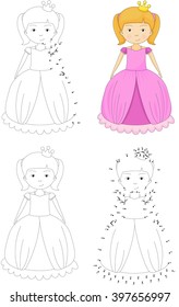 Connect Dots Princess Stock Illustrations Images Vectors Shutterstock