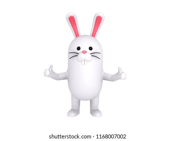 Cartoon Rabbit 3d Rendering Stock Illustration 1168007002 | Shutterstock