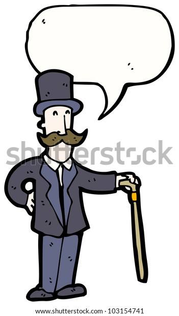 Cartoon Rich Man Stock Illustration 103154741