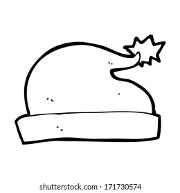 cartoon santa hat