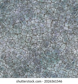 Cartoon Seamless Texture Of Color Fantasy Cobble Stone Ground Pavement