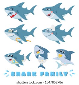 Shark Family Images Stock Photos Vectors Shutterstock