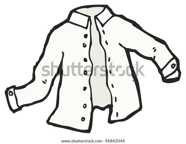 Cartoon Shirt Stock Illustration 96842044