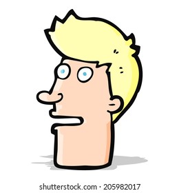 Cartoon Shocked Male Face Stock Illustration 205982017 | Shutterstock