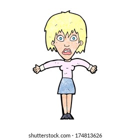 Cartoon Shocked Woman Stock Illustration 174813626 | Shutterstock