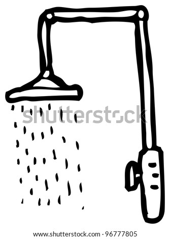 Cartoon Shower Stock Illustration 96777805 - Shutterstock