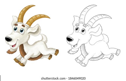 408 Goat cartoon running Images, Stock Photos & Vectors | Shutterstock