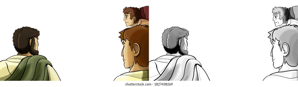 Gladiator Cartoon Images Stock Photos Vectors Shutterstock This model is completely uvunwrapped. https www shutterstock com image illustration cartoon sketch scene roman greek ancient 1827438269