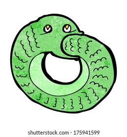 Cartoon Snake Eating Own Tail Stock Illustration 175941599 | Shutterstock