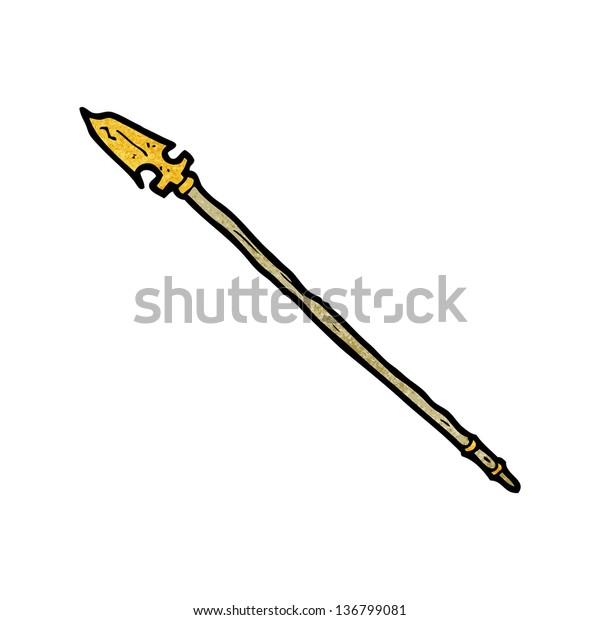Cartoon Spear Stock Illustration 136799081