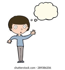 Cartoon Staring Boy Thought Bubble Stock Illustration 289386206 ...