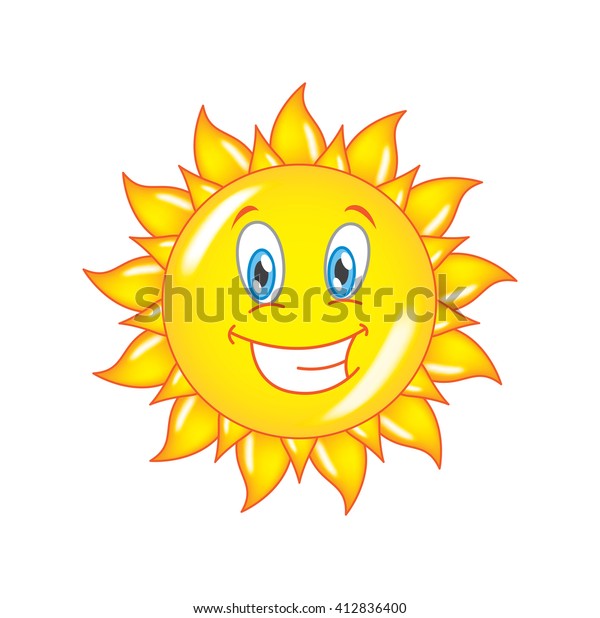 Cartoon Sunshine Stock Illustration 412836400