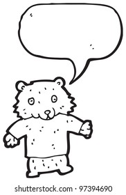 Cartoon Teddy Bear Speech Bubble Stock Illustration 97394690 | Shutterstock