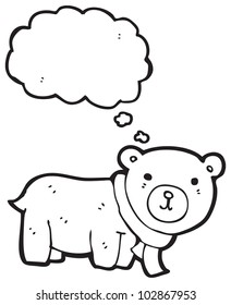 cartoon teddy bear and