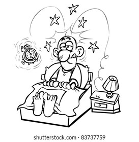 Cartoon Wakingup Outline Stock Illustration 83737759 | Shutterstock