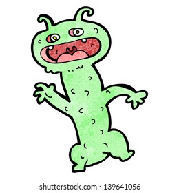 Cartoon Weird Monster Stock Illustration 139641056