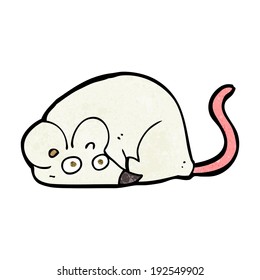 Cartoon White Mouse Stock Vector (Royalty Free) 201778703