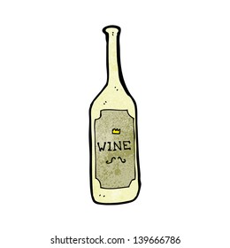 cartoon wine bottle