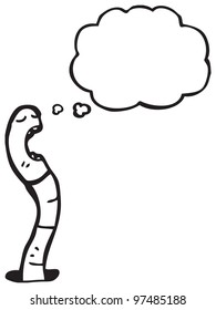 cartoon worm