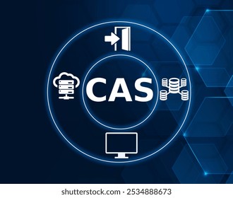 CAS acronym, the Client Access Server is a server role that handles all client connections to server.