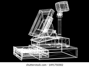  Cash register - 3D Rendering
