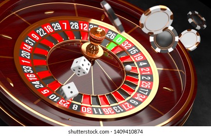 Casino Background Luxury Casino Roulette Wheel Stock Illustration ...