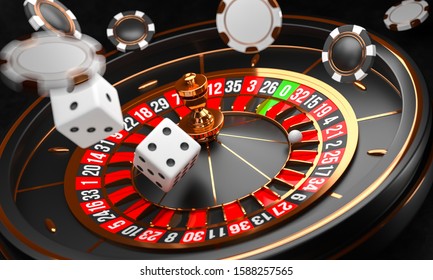 Casino Background Luxury Casino Roulette Wheel Stock Illustration  1407594989 | Shutterstock