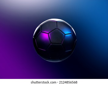 casino betting gambling soccer football balls banner 3d render 3d rendering illustration 