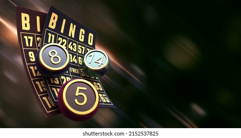 casino bingo 3d render 3d rendering illustration 
