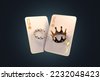 poker cards 3d