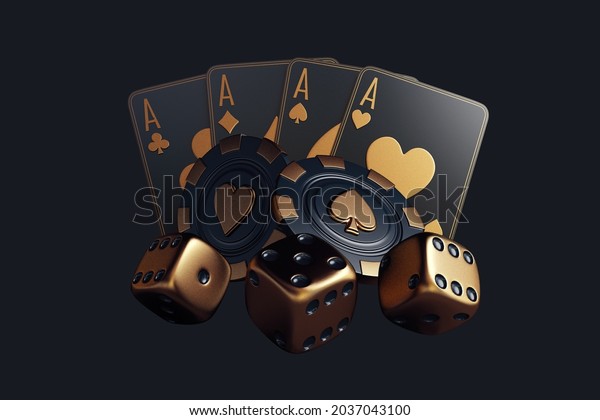 Casino Crabs Dice Cards Poker Balckjack Stock Illustration 2037043100 ...