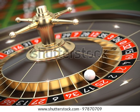 Casino Roulette - 3d render