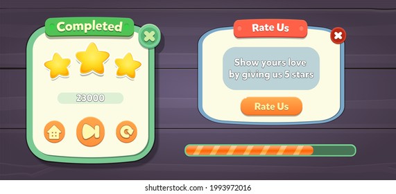 Casual Game UI Kit and Elements