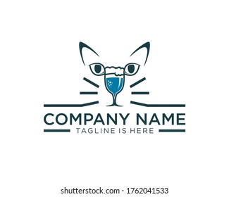 Cat Cafe Logo In Room