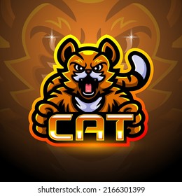 Cat Esport Logo Mascot Design