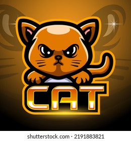 Cat Esport Logo Mascot Design