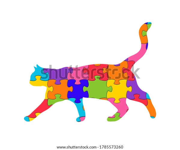 3d cat puzzle